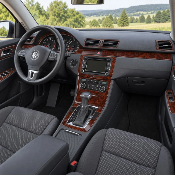 Volkswagen Passat 2006-2009 3D Cockpit Dekor Interieurleisten Set Full Set / as shown in product diagram-teilig