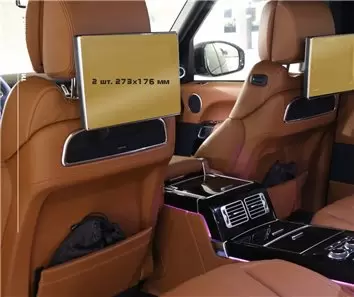 Land Rover Range Rover (L405) 2017 - Present Passenger monitors (2 pcs,) ExtraShield Screeen Protector