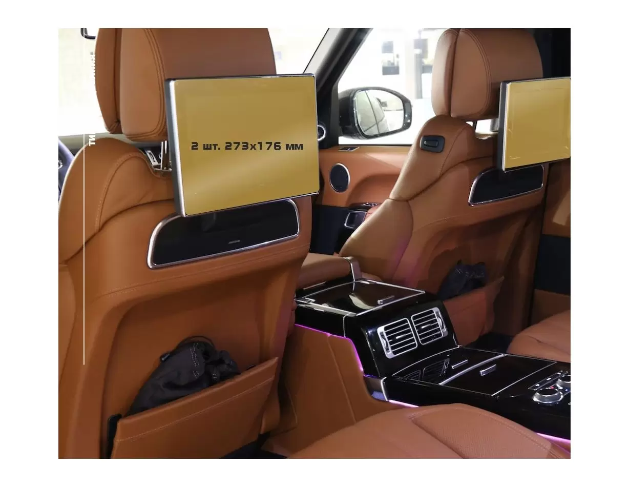 Land Rover Range Rover (L405) 2012-2017 Multimedia HD transparant navigatiebeschermglas
