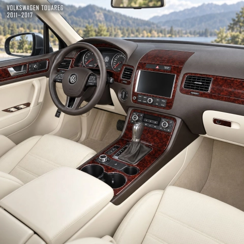 Volkswagen Touareg 2011-2017 3D interieur dashboard decoratieset dashboard decor 35-delen