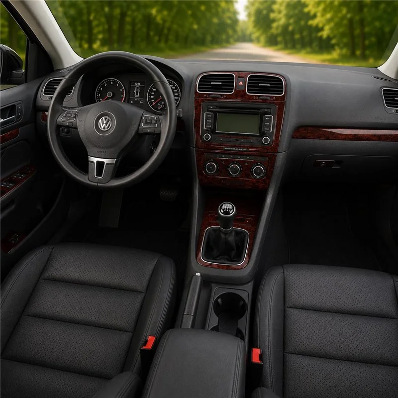 Volkswagen Jetta 2010-2010 Full Set, Manual Gear Box 3D dashboard trim kit