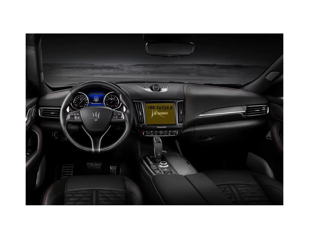 Maserati Levante 2016 - Present Multimedia 8,4" HD transparant navigatiebeschermglas