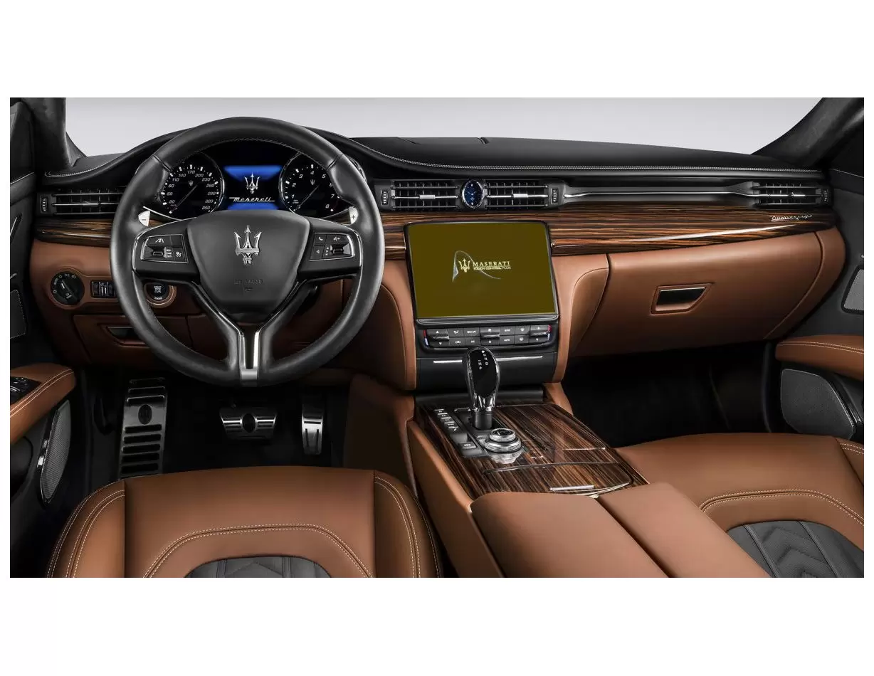Maserati Quattroporte 2018 - Present Multimedia 8,4" Vetro Protettivo HD trasparente di navigazione Protezione