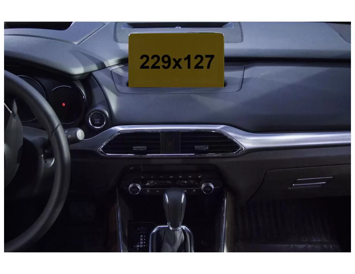 Mazda CX-9 2020 - Present Multimedia 8,8" HD transparant navigatiebeschermglas
