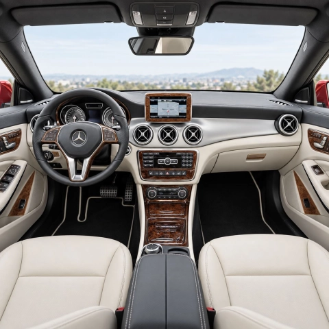 Mercedes-Benz CLA-Class 2014-2017 3D kit décoration intérieure tableau de bord 22 pièces