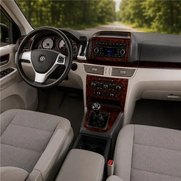 Volkswagen Routan 2009+ Komplettset, Schaltgetriebe AC 3D Armaturenbrett-Dekor-Set