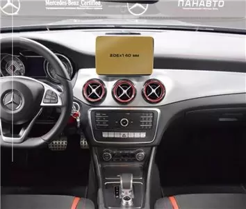 Mercedes-Benz GL (X166) 2012 - 2015 Multimedia 8,4" Vidrio protector de navegación transparente HD