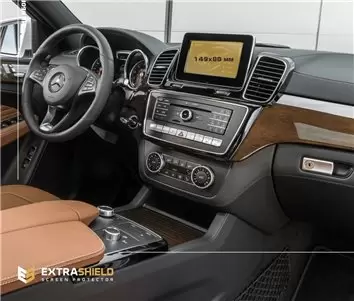 Mercedes-Benz GLC (X253/C253) 2019 - Present Multimedia 10,3" Vidrio protector de navegación transparente HD