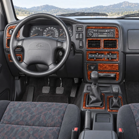 Opel Frontera 1995-1998 3D Cockpit Dekor Interieurleisten Set 13-teilig