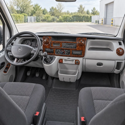 Opel Movano 2004-2009 3D interieur dashboard decoratieset dashboard decor 28-delen