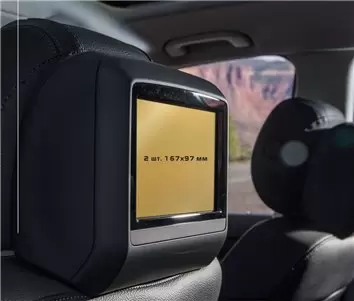 Mercedes-Benz GLS (X166) 2015 - 2019 Multimedia 8,4" Vidrio protector de navegación transparente HD