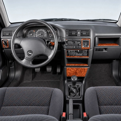 Opel Vectra A 1987-1995 3D Interior Dashboard Trim Kit Dash Trim Dekor 12-Parts