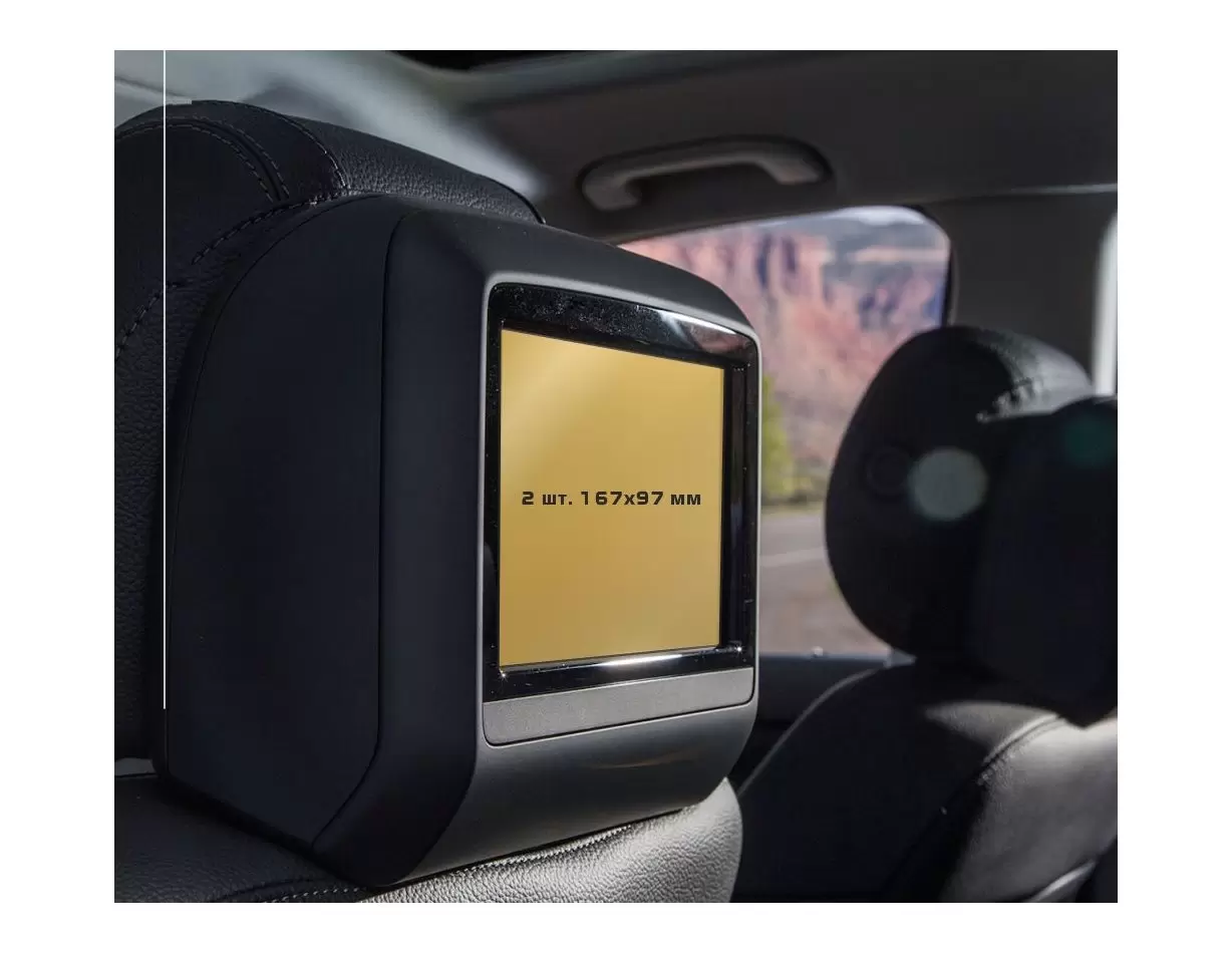 Mercedes-Benz GLS (X166) 2015 - 2019 Multimedia 8,4" HD transparant navigatiebeschermglas