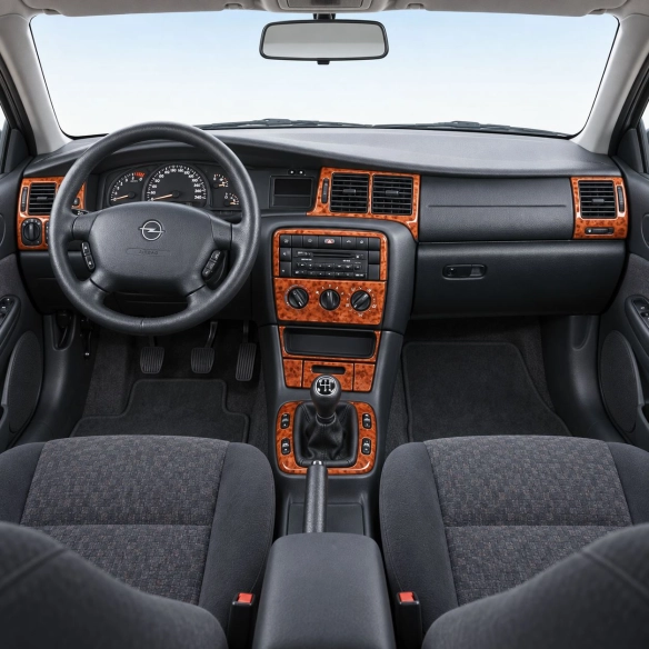 Opel Vectra B 1995-2002 3D Cockpit Dekor Interieurleisten Set 20-teilig