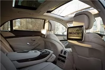 Mercedes-Benz S-class (W222/X222/C217/A217) 2018 - 2020 Passenger monitors (2pcs,) 10,2" HD transparant navigatiebeschermglas