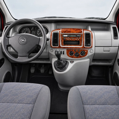 Opel Vivaro 2001-2006 3D interieur dashboard decoratieset dashboard decor 6-delen