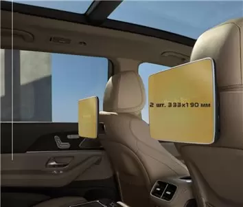 Mercedes-Benz S-class (W223/Z223) 2020 - Present Multimedia 12,8" DisplayschutzGlass Kratzfest Anti-Fingerprint Transparent - 1-