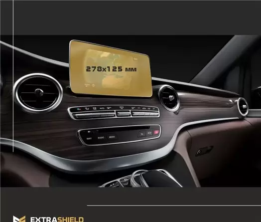 Mercedes-Benz SL-Class 2022 - Present Full color LCD monitor 11.9" Touch Screen Vidrio protector de navegación transparente HD