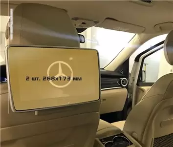 Mercedes-Benz V-class (W447) 2014 - Present Multimedia 7" HD transparant navigatiebeschermglas