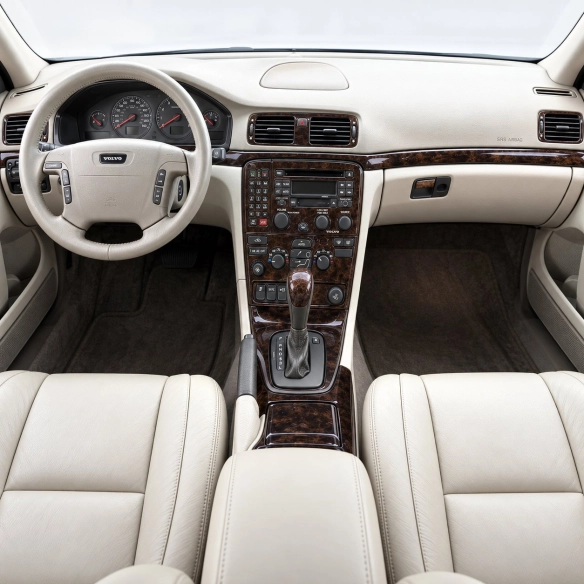 Volvo S80 1999-2003 With CD and Compact Casette audio, compatibilidad OEM kit de molduras interiores para salpicadero