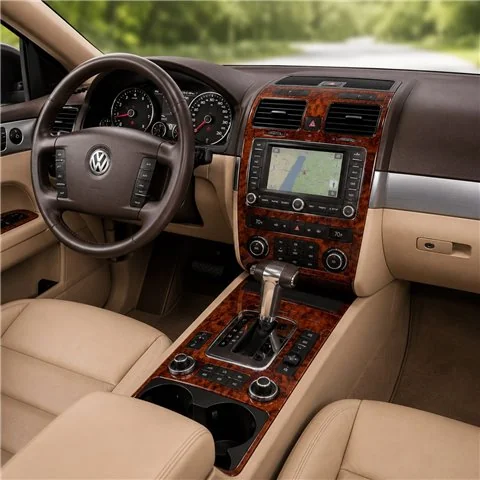 Volkswagen Touareg 2004+ set completo, con navegación kit salpicadero 3D
