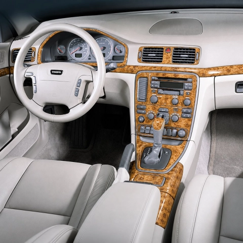 Volvo S80 2004-2006 juego completo, With CD kit de molduras interiores para salpicadero