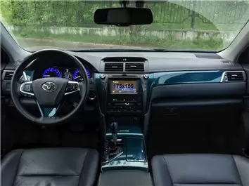 Toyota Camry VI (XV50/XV55) 2012 - Present Multimedia 7" Vidrio protector de navegación transparente HD