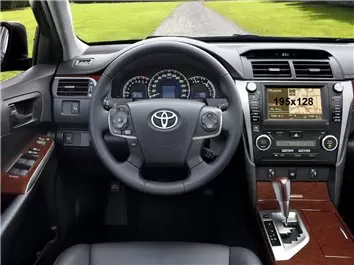 Toyota Camry VI (XV50/XV55) 2012 - Present Multimedia 8" Vidrio protector de navegación transparente HD