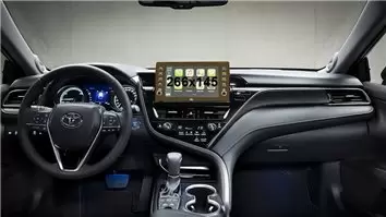 Toyota Camry XI (XV70) 2021 - Present Multimedia 9" HD transparant navigatiebeschermglas