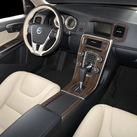 Volvo S 60 V60 2010-2018 3D kit décoration intérieure tableau de bord 21 pièces