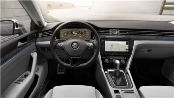 Volkswagen Arteon 2017 - 2020 Digital Speedometer VW AID 2019 10" Vidrio protector de navegación transparente HD