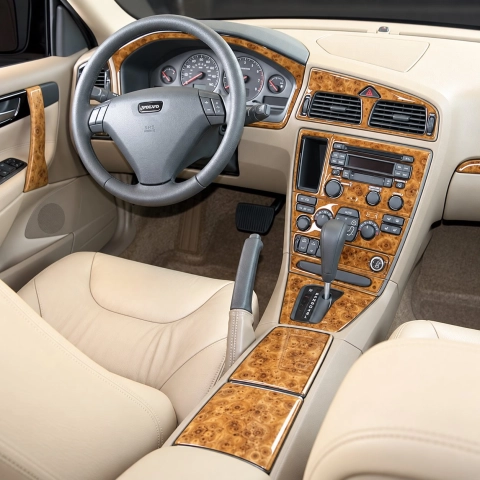 Volvo Cross Country 2001-2004 juego completo, With CD Player, compatibilidad OEM kit de molduras interiores para salpicadero