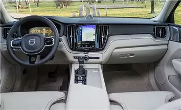 Volvo XC60 2017 - Present Digital Speedometer DisplayschutzGlass Kratzfest Anti-Fingerprint Transparent - 1- Cockpit Dekor Innen
