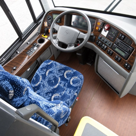 Volvo 9700 Bus Coach 2013 3D Interior Dashboard Trim Kit Dash Trim Dekor 4-Parts