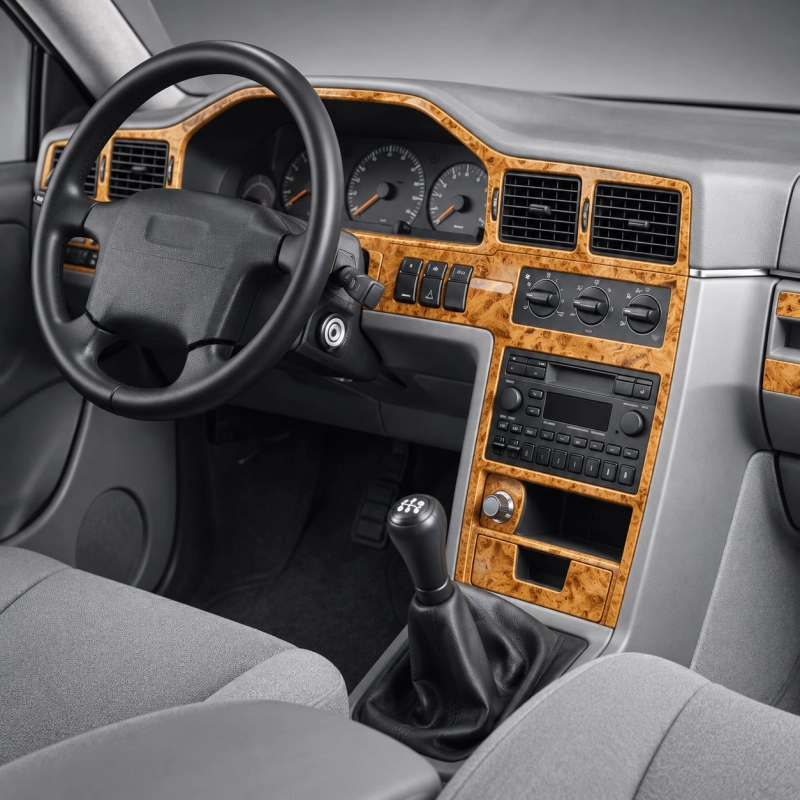 Volvo S 90-V 90 1996-1998 3D Interior Dashboard Trim Kit Dash Trim Dekor 17-Parts