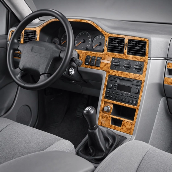 Volvo S 90-V 90 1996-1998 kit 3D de molduras interiores para salpicadero 17 piezas