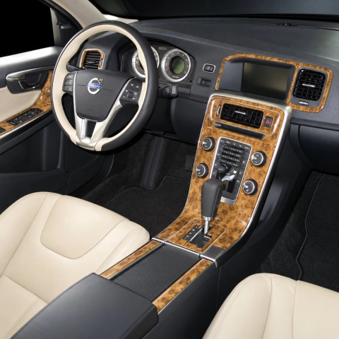 Volvo S 60 2012-heute 3D Cockpit Dekor Interieurleisten Set 12-teilig 2