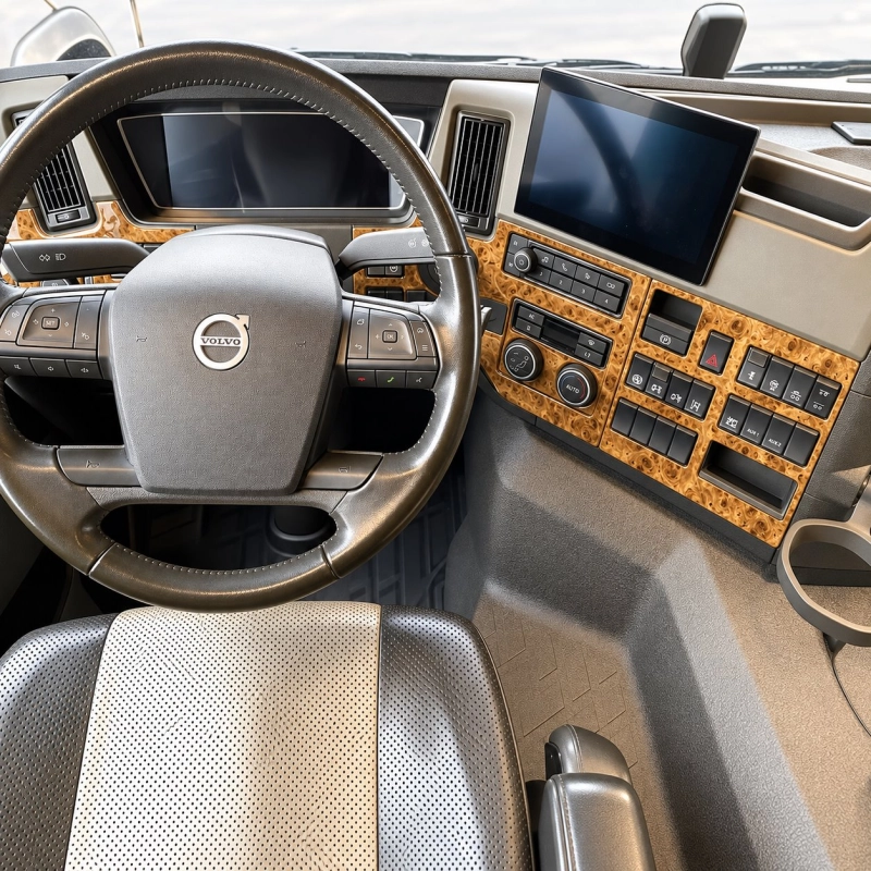 Volvo FM Version 5 ab 2020 XL XXL kit 3D de molduras interiores para salpicadero 20 piezas