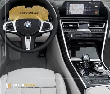 BMW 7 Series (G11/G12) 2019 - Present Digital Speedometer (with camera) 12,3" Vidrio protector de navegación transparente HD
