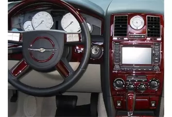 Chrysler PT Cruiser 2006-2010 Mittelkonsole Armaturendekor Cockpit Dekor 43-Teilige - 1