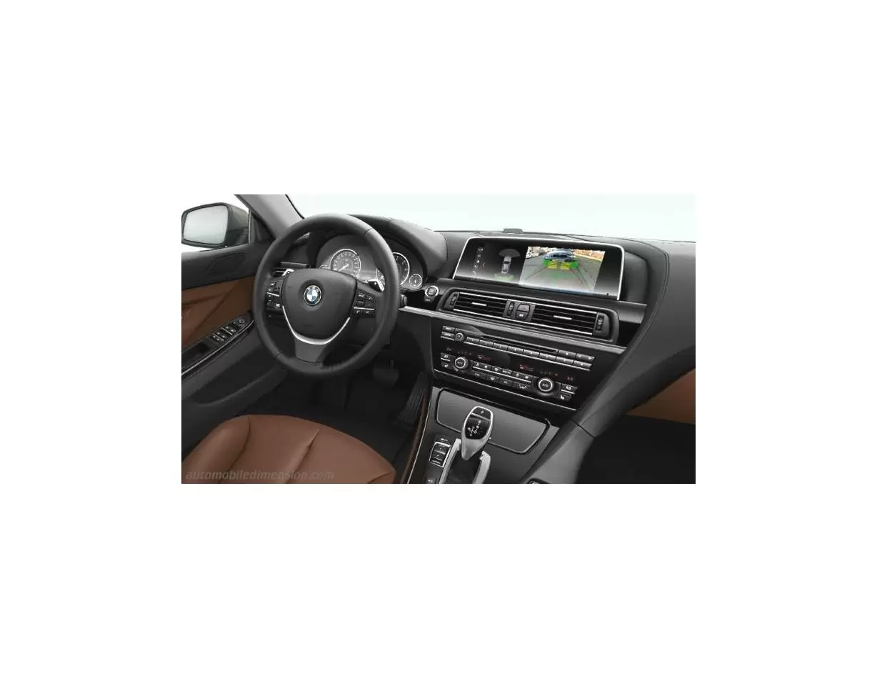 BMW 5 Series (G30) 2016 - Present Multimedia 12,3" Vetro Protettivo HD trasparente di navigazione Protezione