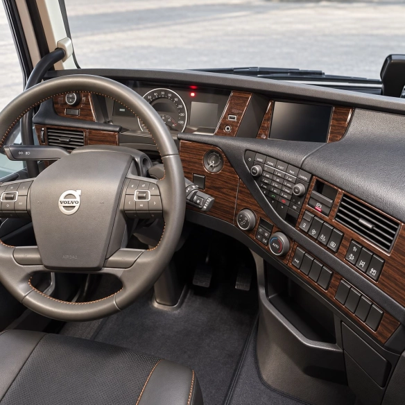 Volvo FH Version 4 2013-Actualidad kit 3D de molduras interiores para salpicadero 11 piezas