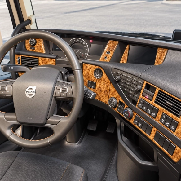 Volvo FH Version 4 2013-UP 3D Interior Dashboard Trim Kit Dash Trim Dekor 11-Parts