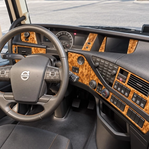 Volvo FH Version 4 2013-heute 3D Cockpit Dekor Interieurleisten Set 22-teilig