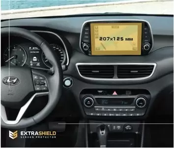 Hyundai Staria 2021 - Present Multimedia + climate-control Protection d'écran Résiste aux rayures HD transparent - 1 - habillage
