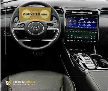 Hyundai Tucson 2021 - Present Digital Speedometer ExtraShield Screeen Protector