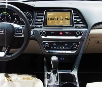 Hyundai Santa Fe 2021 - Present Multimedia 10,25" DisplayschutzGlass Kratzfest Anti-Fingerprint Transparent - 1- Cockpit Innenra