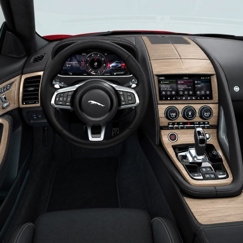 Jaguar F-Type R 2018-UP Full Set Interior Dashboard Trim Kit Dash Trim Dekor 12 Parts
