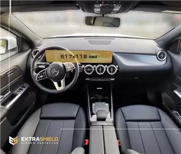 Mercedes-Benz GLA (X156) 2013 - 2017 Multimedia 10,3" Vidrio protector de navegación transparente HD