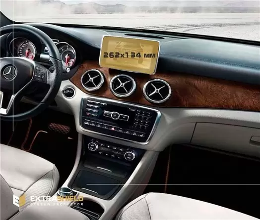 Mercedes-Benz GLA (X156) 2013 - 2017 Multimedia 8,4" HD transparant navigatiebeschermglas